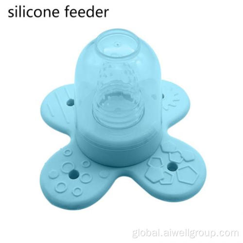 Silicone Slow Feeder Baby Fruit Vegetable Silicone Teether Food Feeder Factory